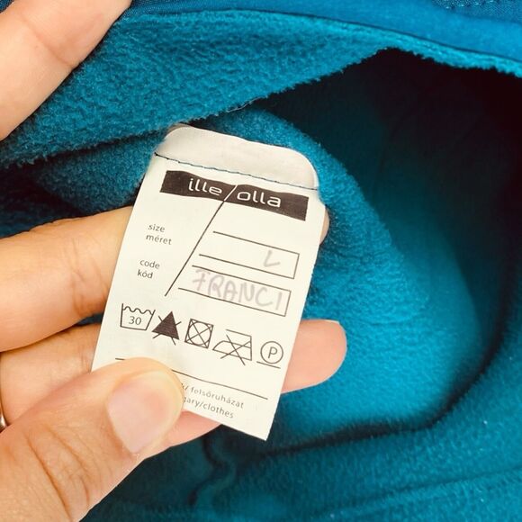 ILLE OLLA PRACTICAL FRANCI VEST Size L - DARK PETROL ACTIVE LUX ZIPPER 545 - Picture 8 of 9